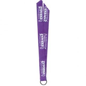 Damask 1" Custom Woven Lanyard - 1,000 pack